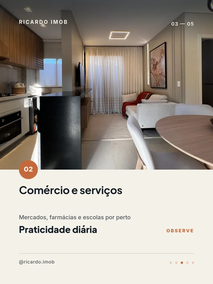 Página 3 de 5 — Comércio e serviços: mercados, farmácias e escolas por perto — praticidade diária.